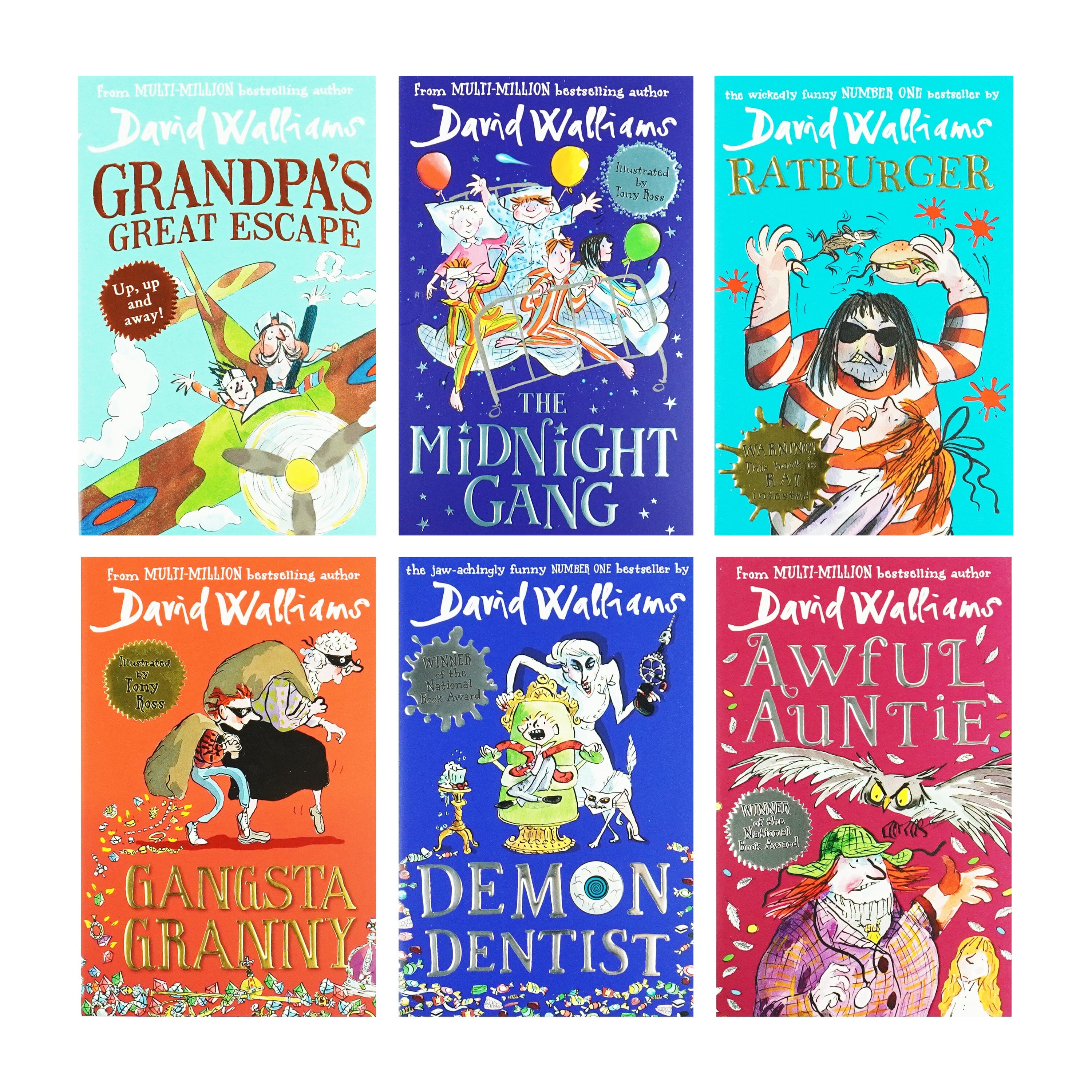 David Walliams 小説 11冊セット The World of David Walliams: The Amazing Adventures Box Set: A