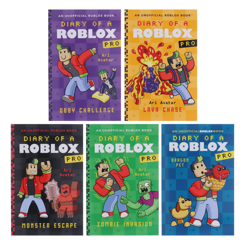 Diary of a Roblox Pro by Ari Avatar 5 Books Collection Set - Ages 7-12 - Paperback 7-9 Scholastic