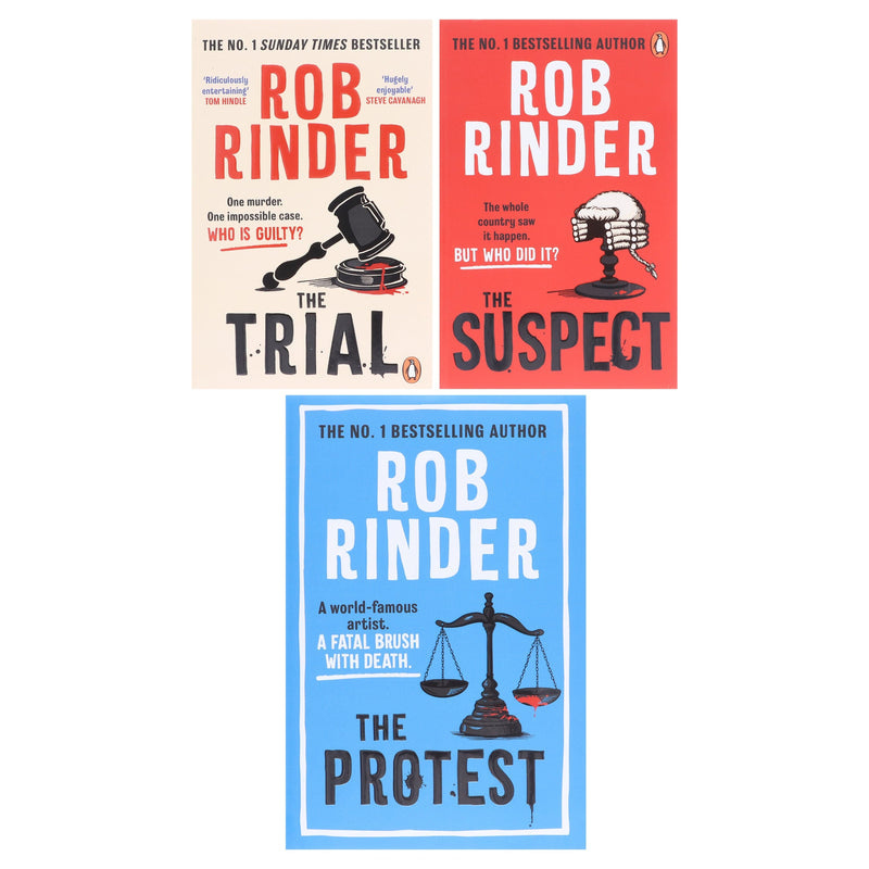 Rob Rinder Collection (The Trial, The Suspect & The Protest) 3 Books Set - Fiction - Paperback/Hardback Fiction Penguin Random House