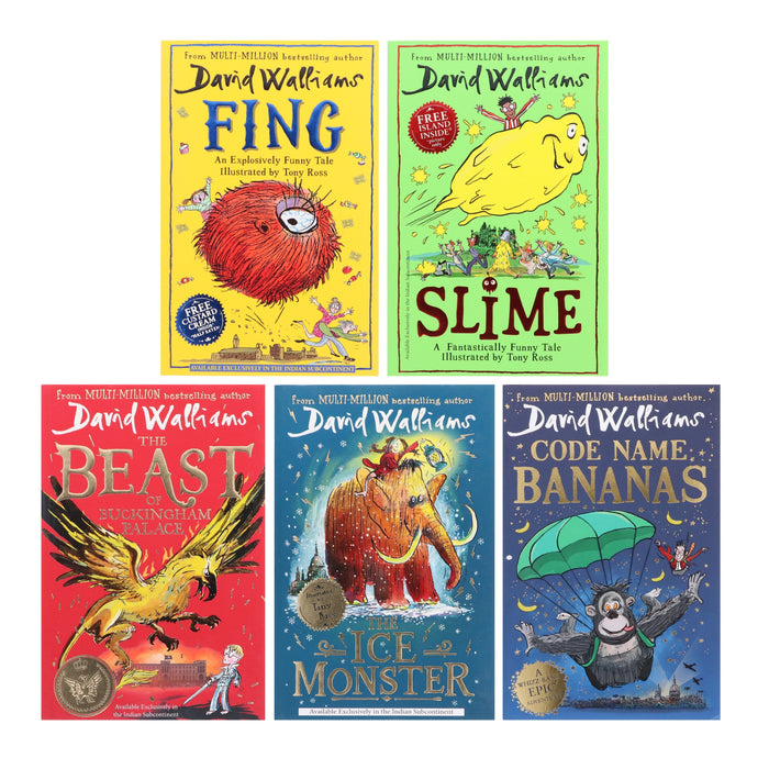 David Walliams Fantastically Funny Tale 5 Books Collection - Ages 7-11 - Paperback 7-9 HarperCollins Publishers