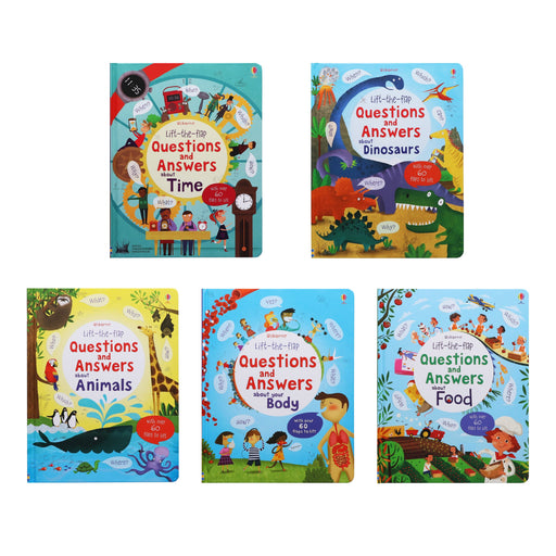 Lift-the-flap Questions and Answers by Katie Daynes 5 Books Box Set - Ages 0-5 - Hardback 0-5 Usborne Publishing Ltd