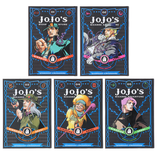 JoJo’s Bizarre Adventure: Part 3 - Stardust Crusaders (Vol. 1-5) by Hirohiko Araki 5 Books Collection Set - Fiction - Hardback Fiction Viz Media, Subs. of Shogakukan Inc