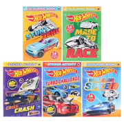 HotWheels Turbo Challenge 5 Sticker Activity Books Books2Door