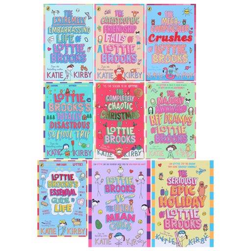 Lottie Brooks Series By Katie Kirby 9 Books Collection Set - Ages 9-12 - Paperback/Hardback 9-14 Penguin Random House