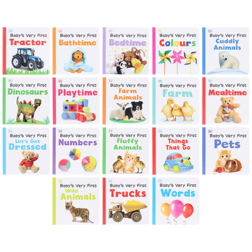 Baby's Very First Library By DK 18 Board Books Set- Ages 0-5 - Board Book 0-5 Dorling Kindersley Ltd