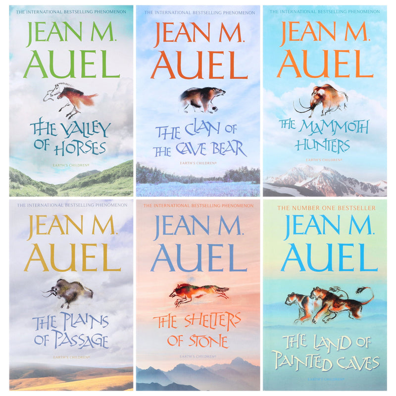 Earth's Children Series by Jean M Auel 6 Books Collection Set - Fiction - Paperback Fiction Hachette