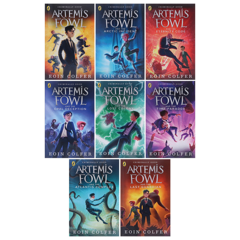 Artemis Fowl Series By Eoin Colfer Complete Collection 8 Books Set - Ages 9-16 - Paperback 9-14 Penguin Random House