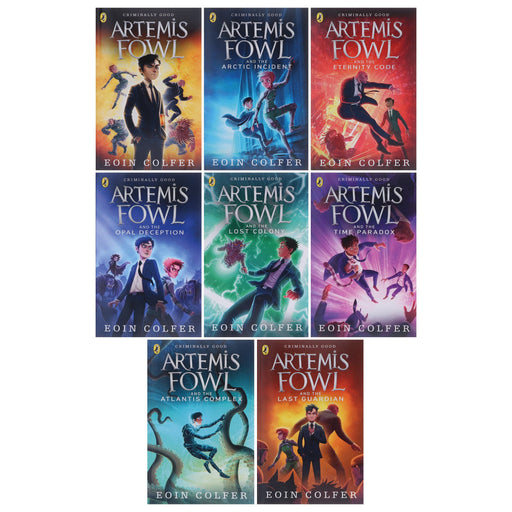 Artemis Fowl Series By Eoin Colfer Complete Collection 8 Books Set - Ages 9-16 - Paperback 9-14 Penguin Random House