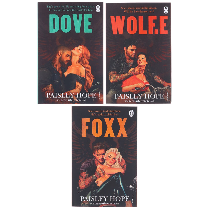 The Soldiers of Bedlam Series by Paisley Hope 3 Books Collection Set - Fiction - Paperback Fiction Penguin Random House