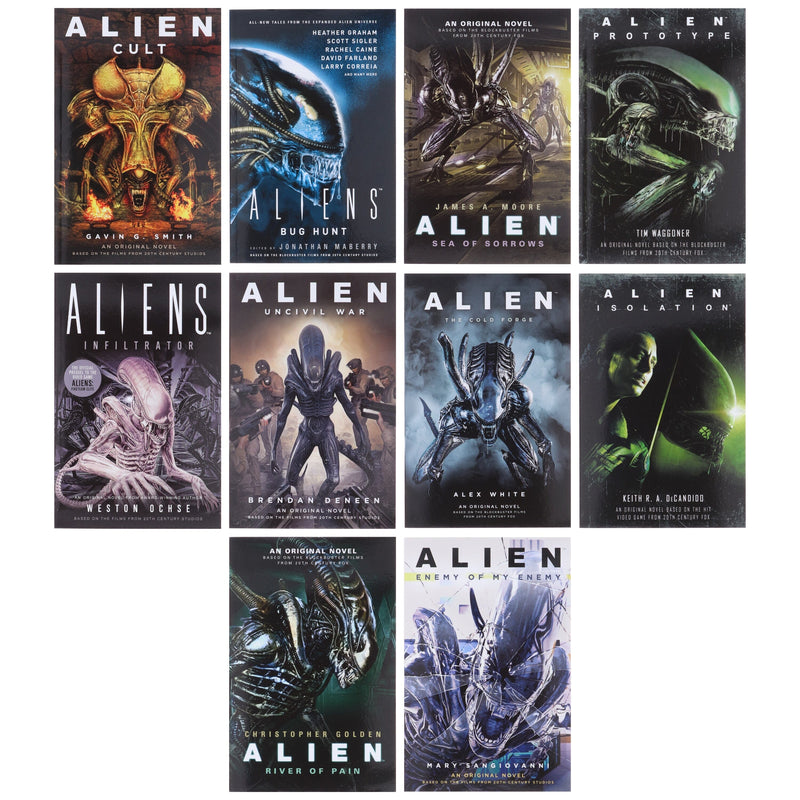 Alien Series 10 Books Collection Set - Fiction - Paperback Fiction Titan Books