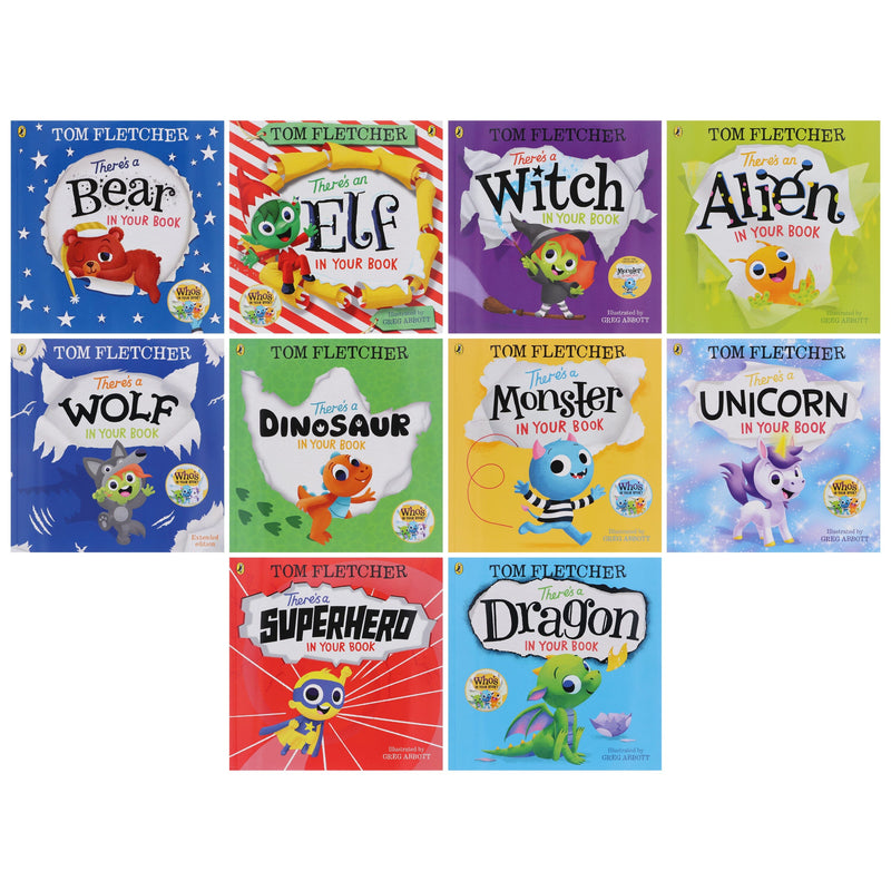 Who's In Your Book? Series By Tom Fletcher 10 Picture Books Collection Set - Ages 2-6 - Paperback 0-5 Penguin