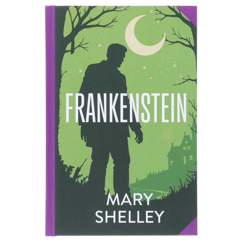 Frankenstein by Mary Shelley - Fiction - Sprayed Edges Hardback Fiction Wilco Books