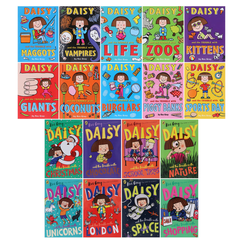 Daisy and the Trouble Collection by Kes Gray Illustrated 18 Books Set - Ages 5+ - Paperback 5-7 Penguin Random House