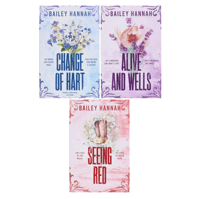 Wells Ranch Series by Bailey Hannah 3 Books Collection Set - Fiction - Paperback Fiction Hachette