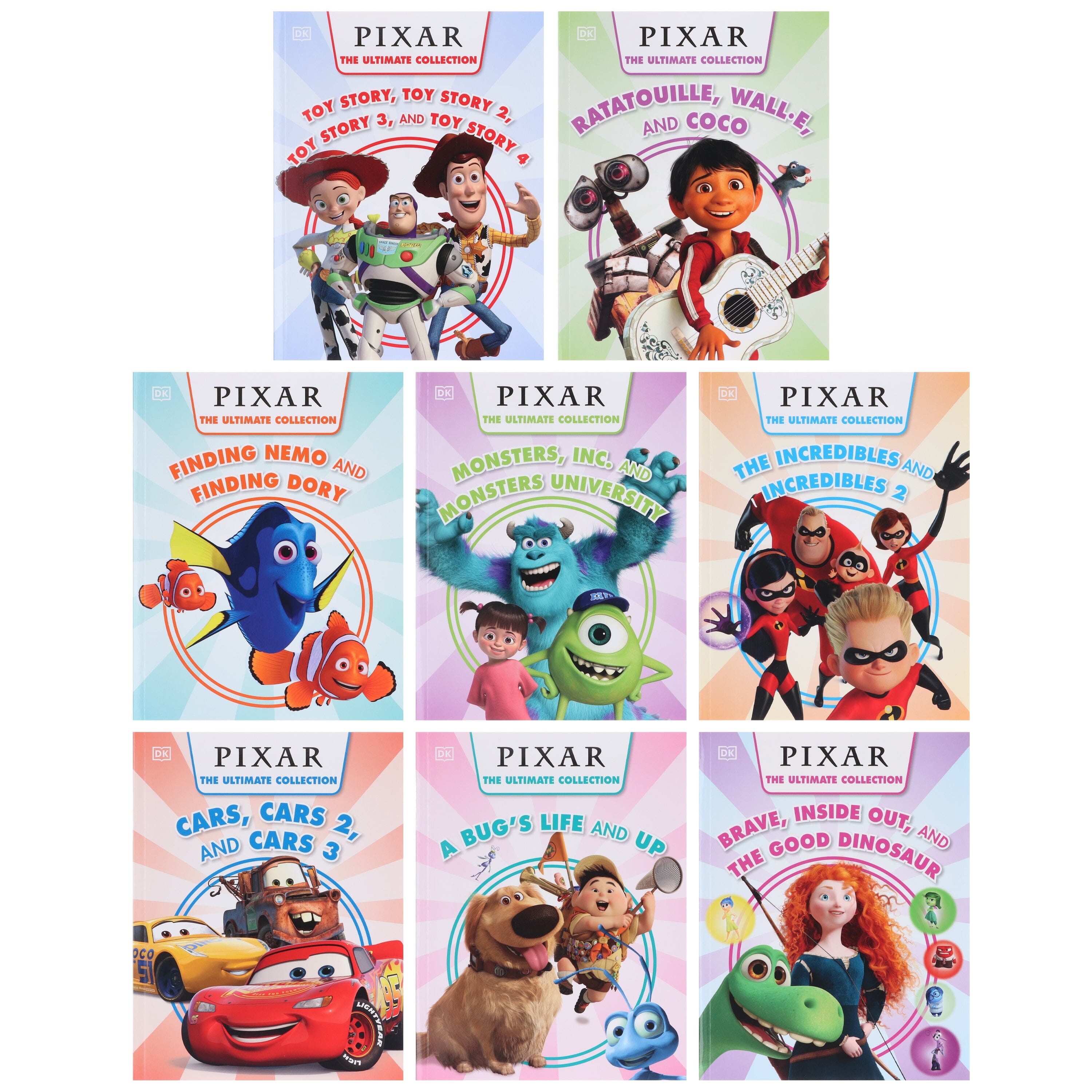 Disney Pixar The Ultimate Collection 8 Books Box Set - Age 5-7