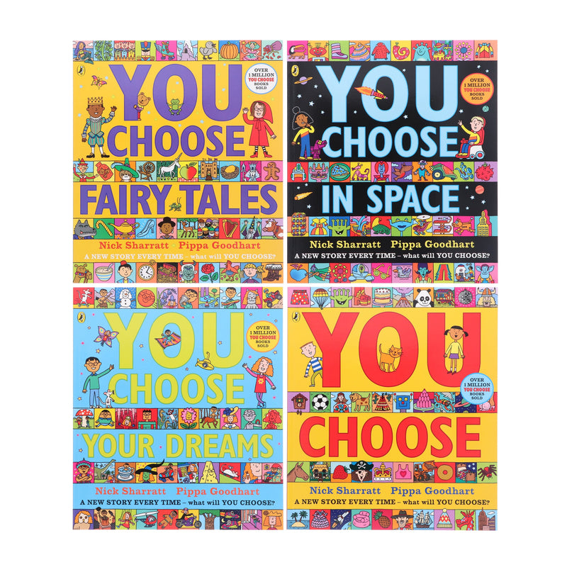 You Choose Series 4 Books Children's Collection Set By Pippa Goodhart - Age 2-6 - Paperback 0-5 Puffin