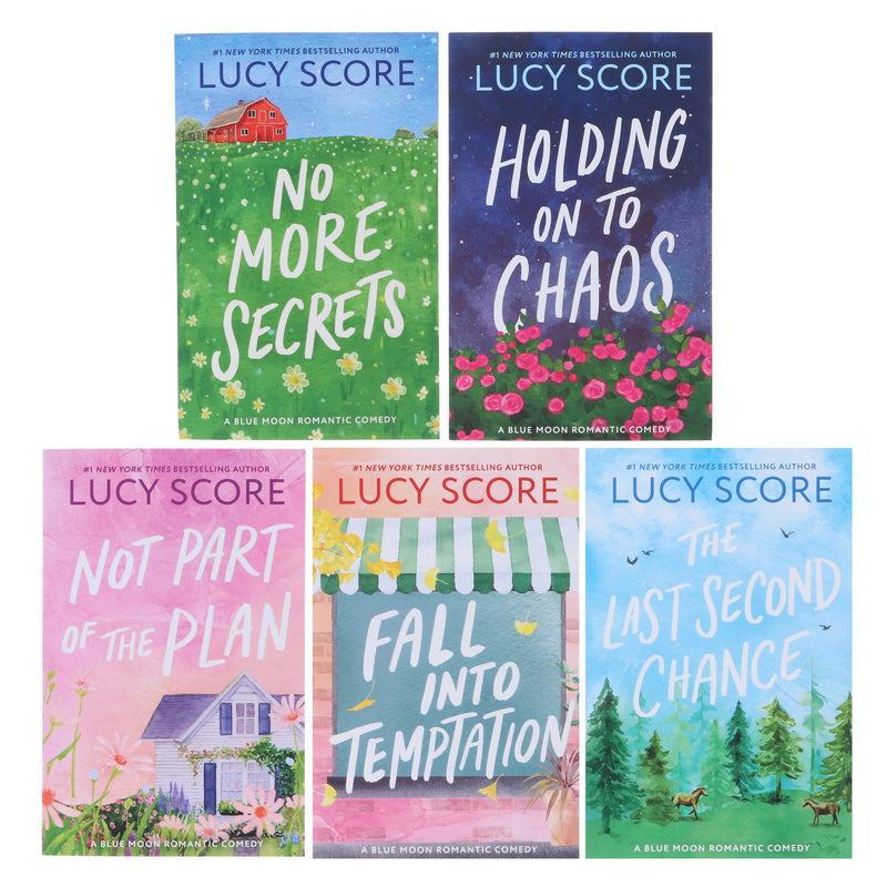 A Blue Moon Romantic Comedy Series by Lucy Score 5 Books Collection Set - Fiction - Paperback Fiction Bloom Books