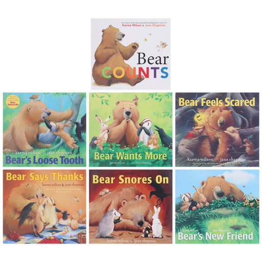 The Bear Books By Karma Wilson 7 Picture Books Collection Set - Ages 2-6 - Paperback 0-5 Simon & Schuster