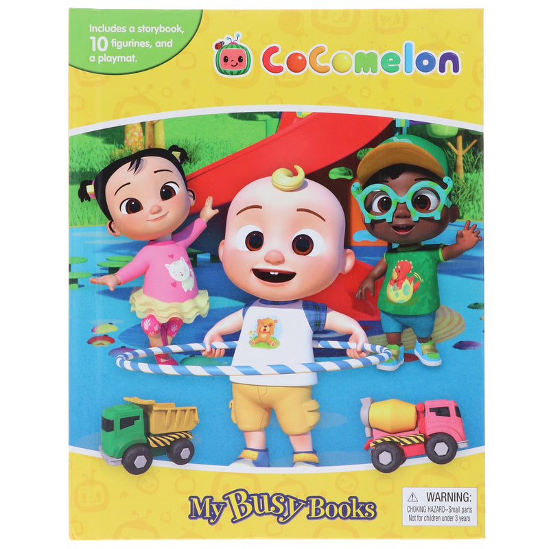 Cocomelon My Busy Books: Includes a storybook, 10 figurines and a playmat - Ages 3-5 - Hardback 3-5 Phidal Publishing