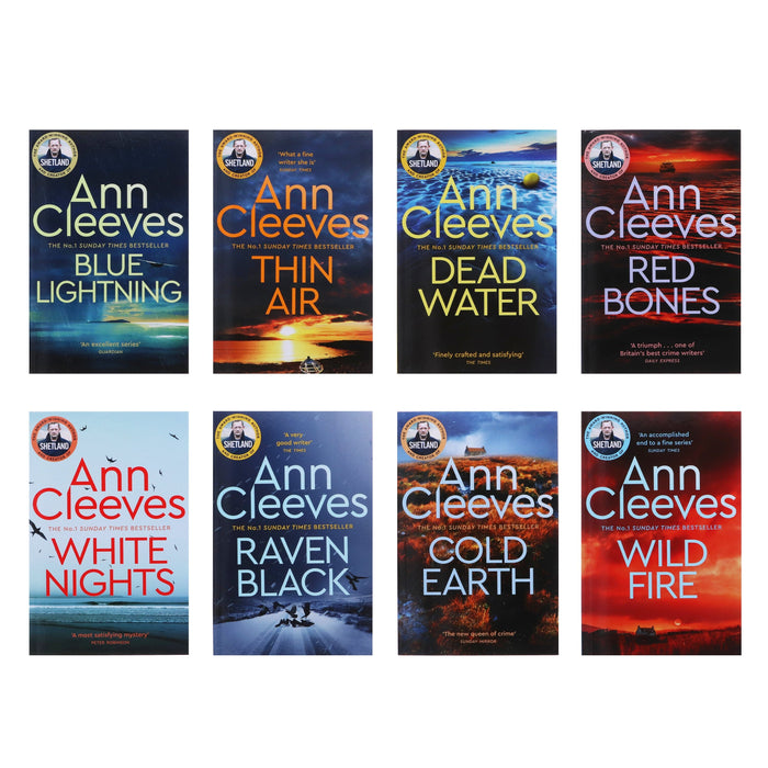 Shetland Series By Ann Cleeves 8 Books Collection Set - Fiction - Paperback Fiction Pan Macmillan