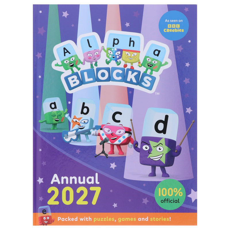 Alphablocks Annual 2027: Packed with Puzzles, Games and Stories! - Ages 3-5 - Hardback 3-5 Sweet Cherry Publishing