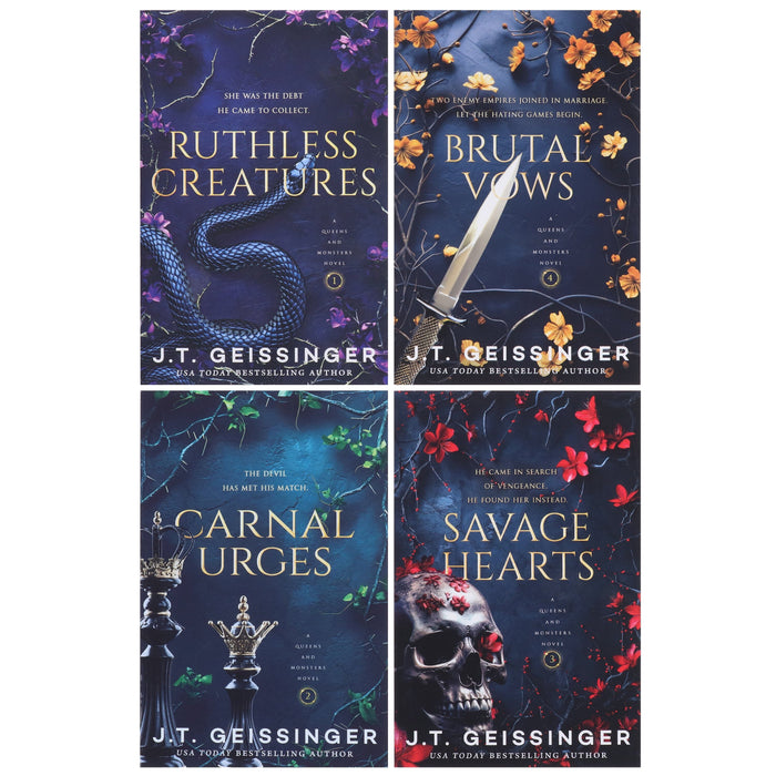 Queens and Monsters Series by J. T. Geissinger 4 Books Collection Set - Fiction - Paperback Fiction Pan Macmillan