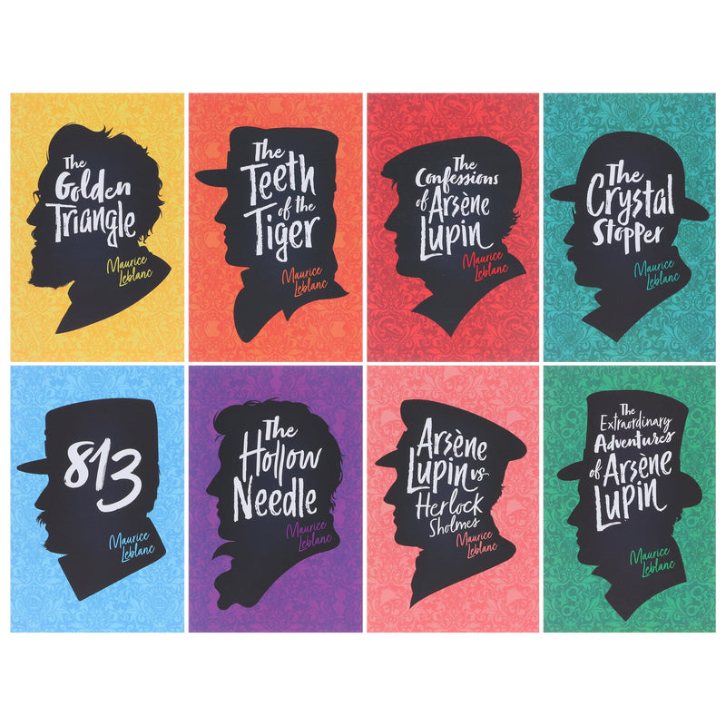 The Complete Collection of Arsene Lupin 8 Books Box Set by Maurice LeBlanc - Age 18 years and up - Paperback Fiction Cherry Stone Publishing