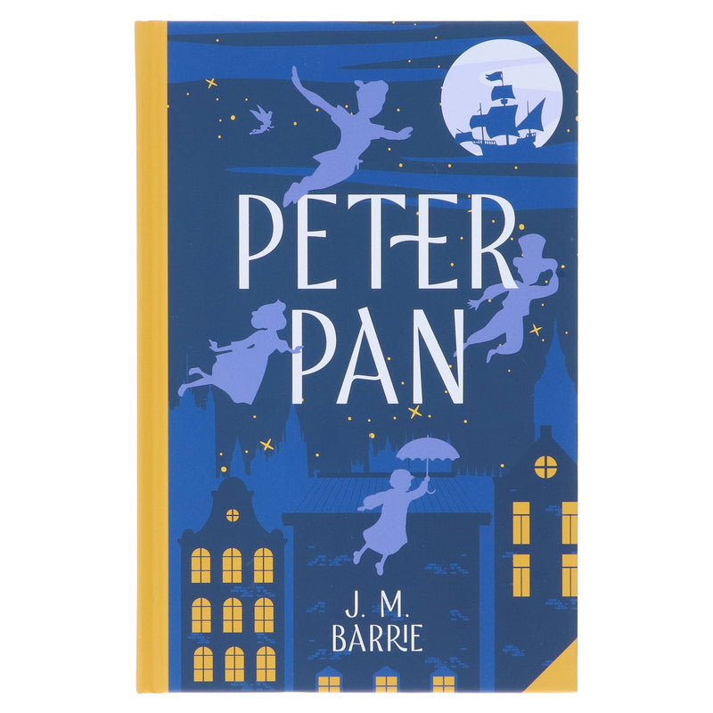 Peter Pan by J. M. Barrie - Fiction - Sprayed Edges Hardback Fiction Wilco Books