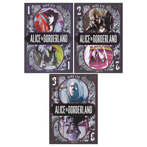 Alice in Borderland (Vol. 1-3) by Haro Aso 3 Books Collection Manga Set - Fiction - Paperback Graphic Novels Viz Media, LLC