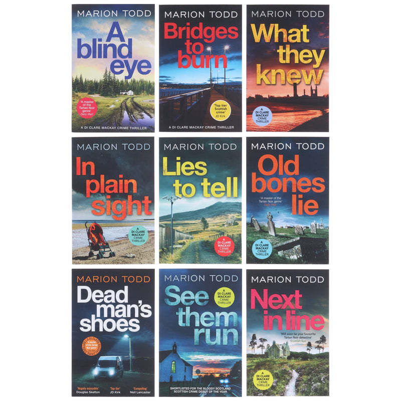Detective Clare Mackay Series By Marion Todd 9 Books Collection Set - Fiction - Paperback Fiction Canelo
