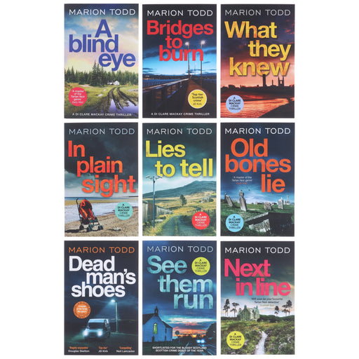 Detective Clare Mackay Series By Marion Todd 9 Books Collection Set - Fiction - Paperback Fiction Canelo
