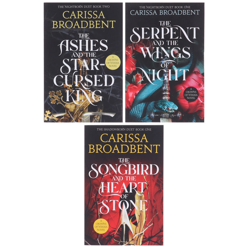 Crowns of Nyaxia Series By Carissa Broadbent 3 Books Collection Set - Fiction - Paperback Fiction Macmillan