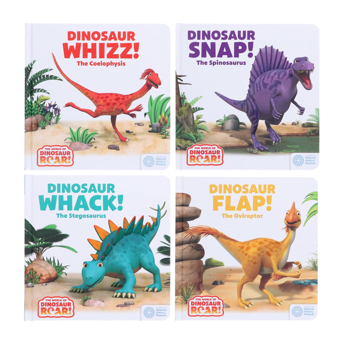 The World of Dinosaur Roar! Series By Peter Curtis & Jeanne Willis 4 Books Collection Set - Ages 3+ - Board Book 0-5 Hachette