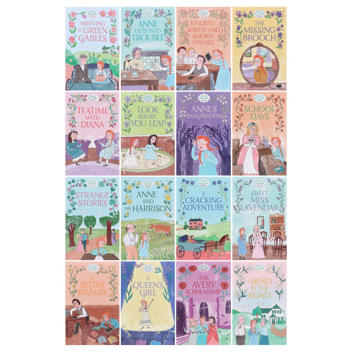 The Anne of Green Gables Collection by Samantha Newman Illustrated 16 Books Box Set - Ages 7-12 - Paperback 9-14 Arcturus Publishing Ltd