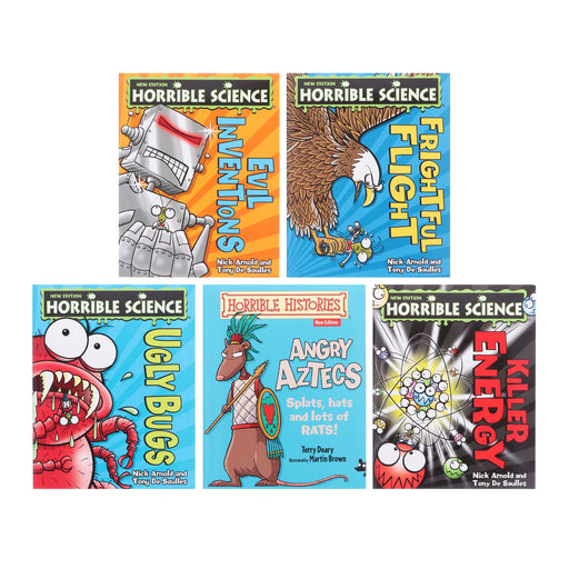 Horrible Science/Histories Collection 5 Books Set - Age 7-10 - Paperback 7-9 Scholastic