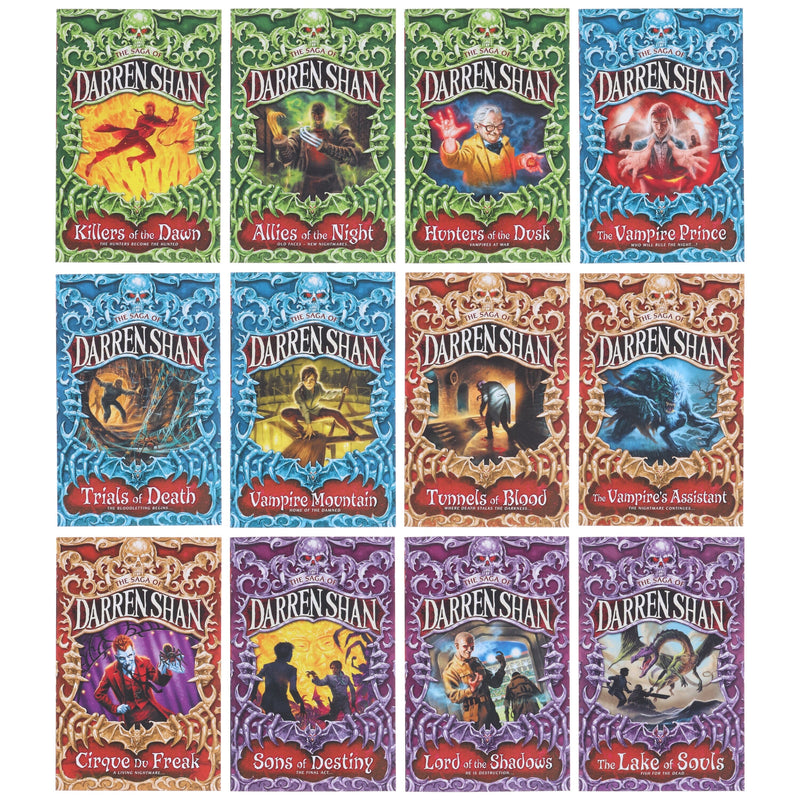 The Saga of Darren Shan Cirque du Freak Complete Collection Of 12 Books Set By Darren Shan - Ages 9-14 - Paperback 9-14 HarperCollins Publishers