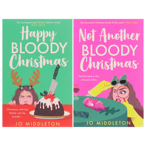 Christmas Murder Mysteries by Jo Middleton 2 Books Collection Set - Fiction - Paperback Fiction HarperCollins Publishers