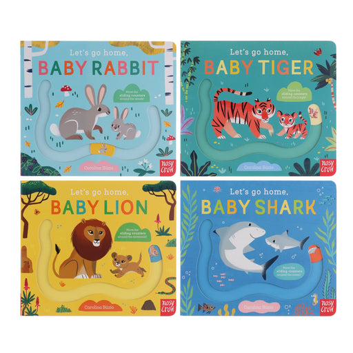 Let's Go Home Series By Carolina Buzio 4 Books Collection Set - Ages 2-5 - Board Book 0-5 Nosy Crow Ltd