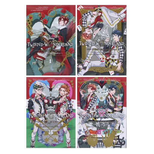 Disney Twisted-Wonderland: The Manga - Book of Heartslabyul 4 Books Complete Box Set - Manga - Paperback Young Adult Viz Media, LLC