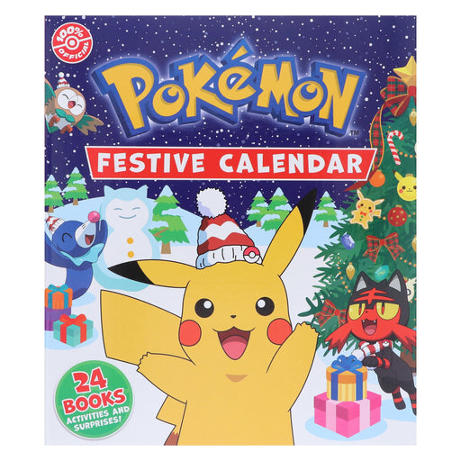Pokemon: Festive Calendar: A Festive Collection of 24 Books! Activities and Surprises! - Ages 5-10 - Hardback 5-7 Farshore