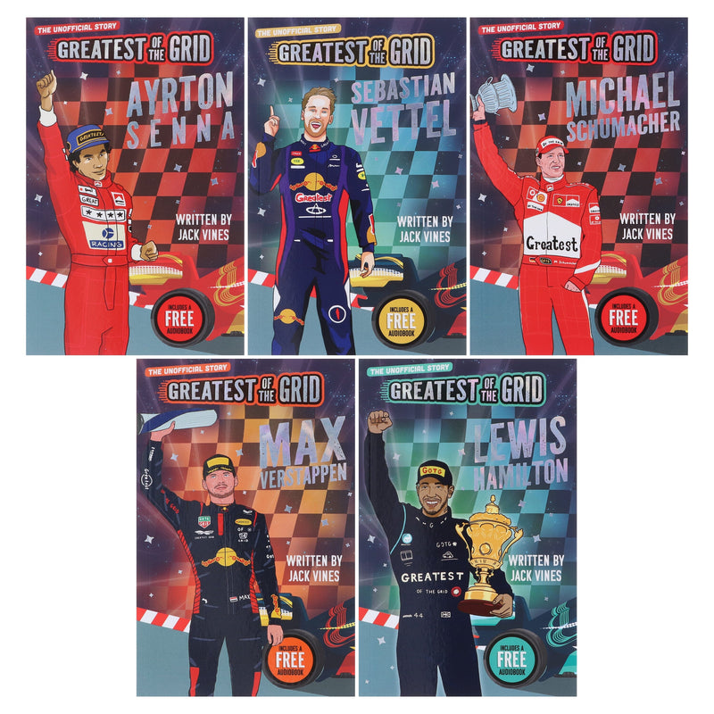 Greatest of the Grid: The Unofficial Stories by Jack Vines 5 Books Collection Box Set - Ages 7-9 - Paperback (Includes Free Audiobooks) 7-9 Sweet Cherry Publishing