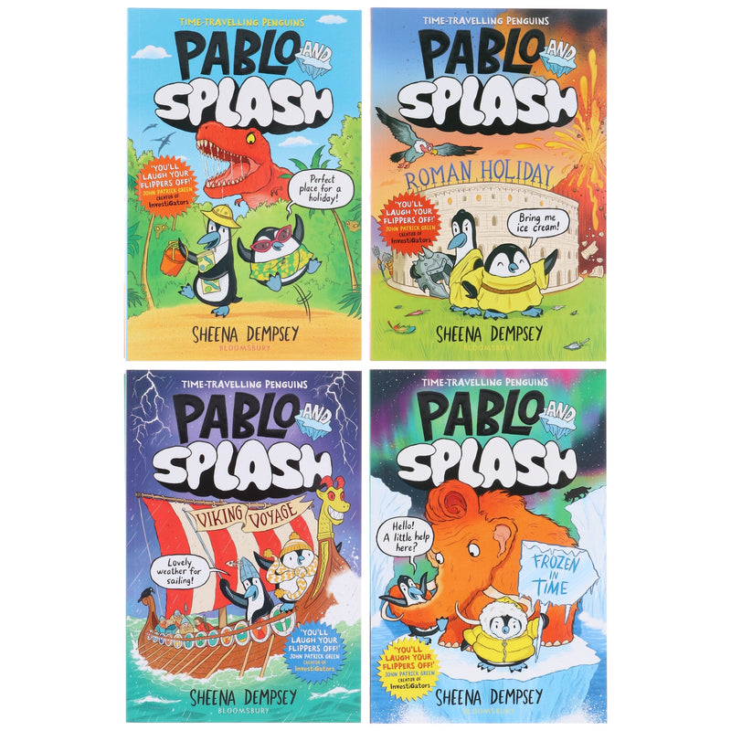 Pablo and Splash Graphic Novel Series by Sheena Dempsey Illustrated 4 Books Collection Set - Ages - 6-9 - Paperback Graphic Novels Bloomsbury Publishing