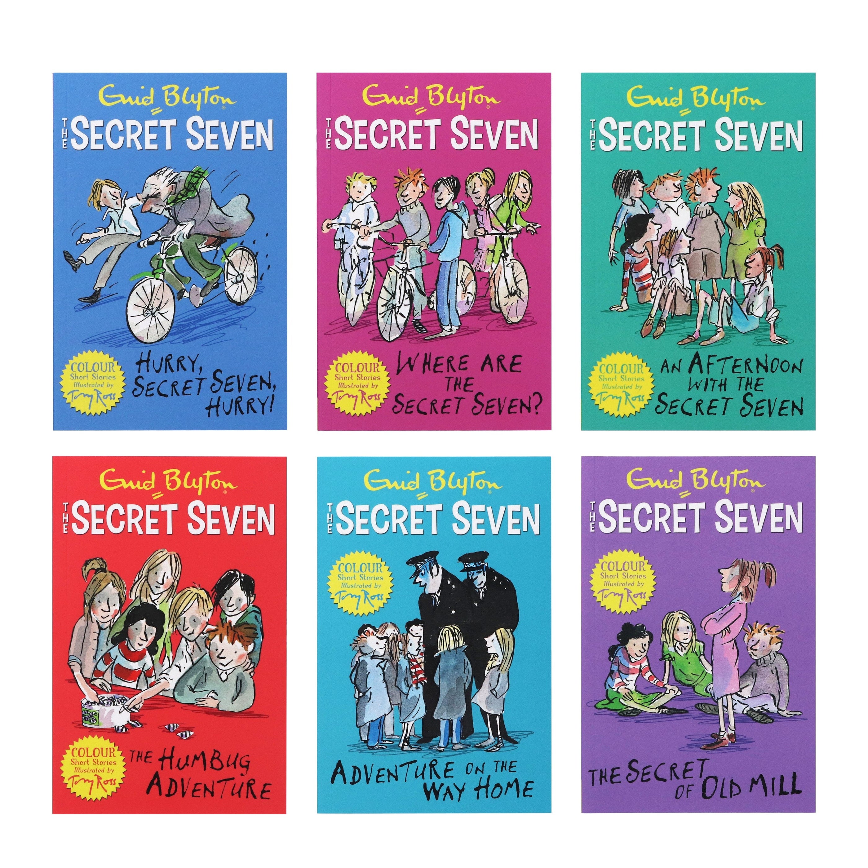 The Secret Seven Short Story Collection 6 Books Box Set By Enid Blyton ...