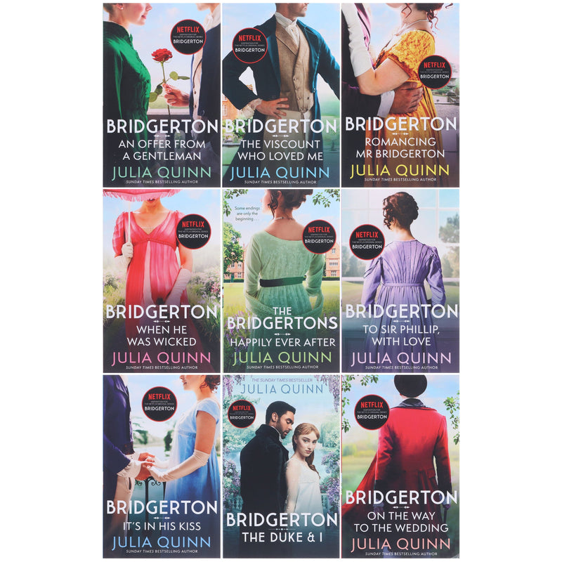 Bridgerton Complete Collection (Book 1-9) by Julia Quinn: 9 Books Box Set - Fiction - Paperback Fiction Hachette