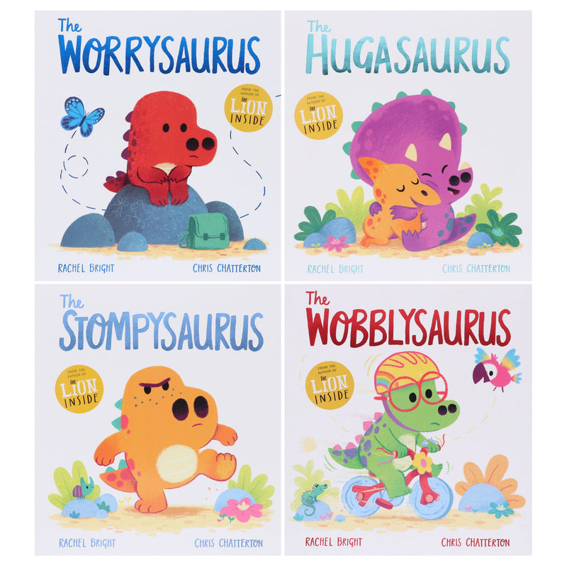 DinoFeelings Series By Rachel Bright 4 Books Collection Set - Ages 3-5 - Paperback 0-5 Hachette UK
