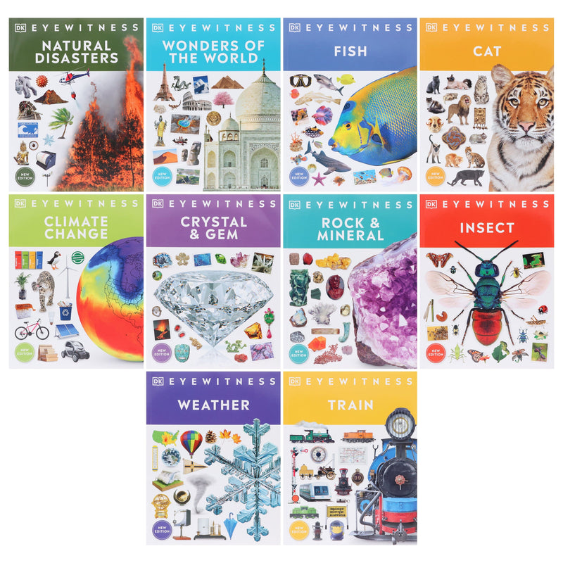 DK Eyewitness Childrens 10 Books Collection Set - Ages 9-12 - Paperback 9-14 Dorling Kindersley Ltd