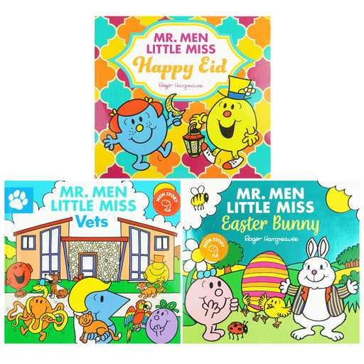 Mr. Men and Little Miss Collection by Roger & Adam Hargreaves 3 Books Set - Ages 3+ - Paperback 0-5 Farshore