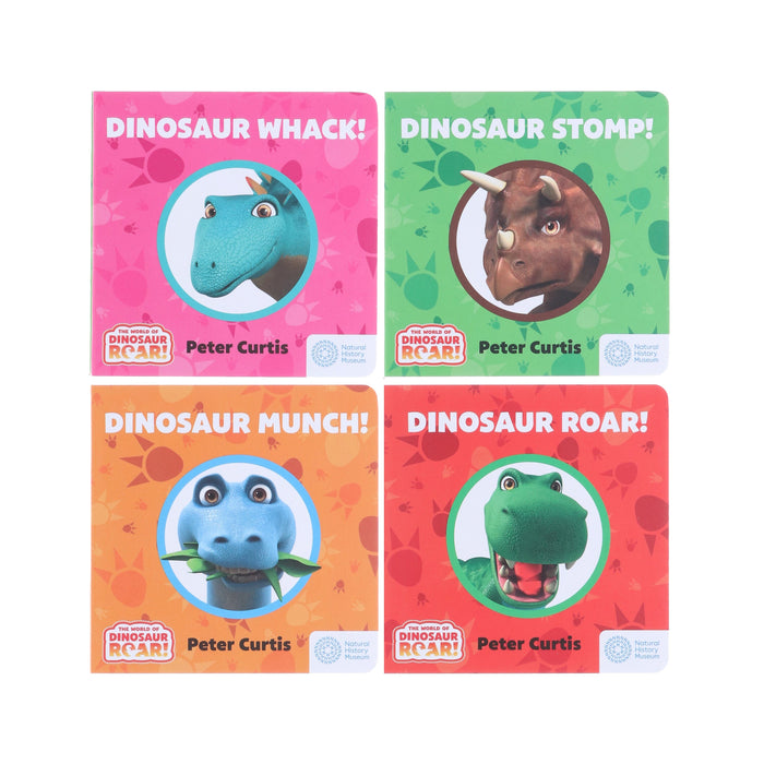The World of Dinosaur Roar!: What Dinosaur Am I? by Peter Curtis 4 Books Collection Box Set - Ages 3+ - Board Book 3-5 Orchard Books