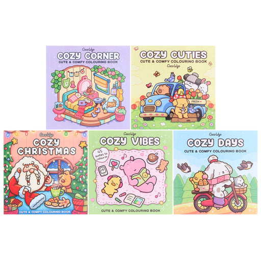 Coco Wyo: A Cute & Comfy 5 Colouring Books Set - Ages 12+ - Paperback 9-14 Penguin Random House