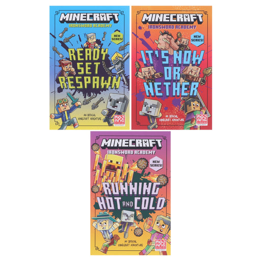 Minecraft Ironsword Academy Series by Mojang AB 3 Books Collection Set - Ages 6-9 - Paperback 5-7 HarperCollins Publishers